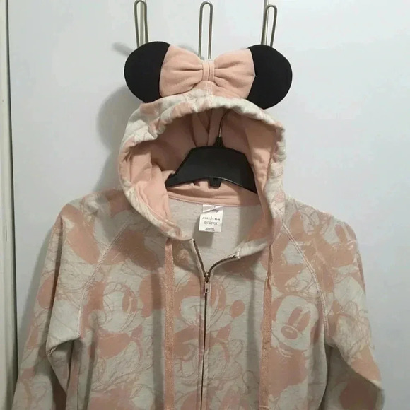 Minnie mouse hooded zip up - Picture 3 of 5